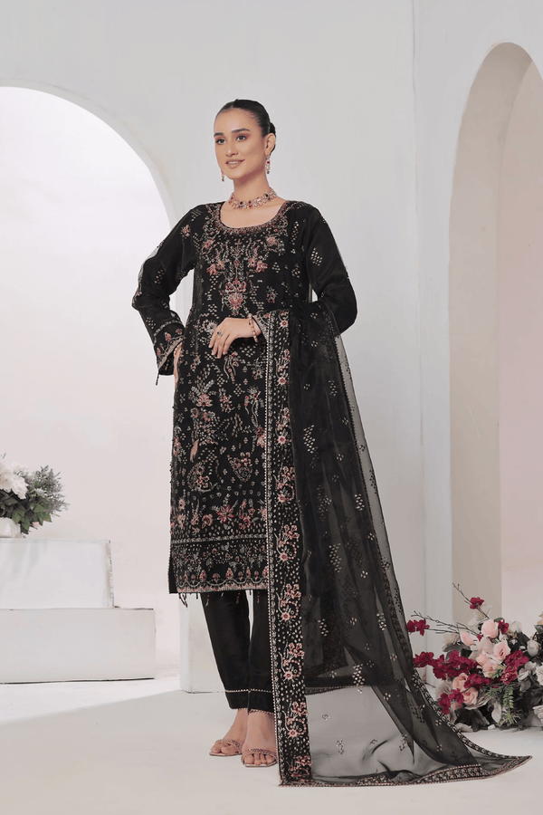 D4 - Aroohi Embroidered Organza By Dressline