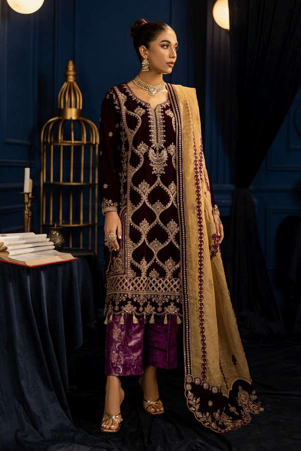 D6 - Meerat Luxury Velvet By Rakhna