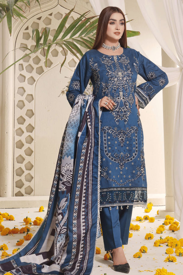 186 - Vasal Zari Embroidered Viscose By Dressline