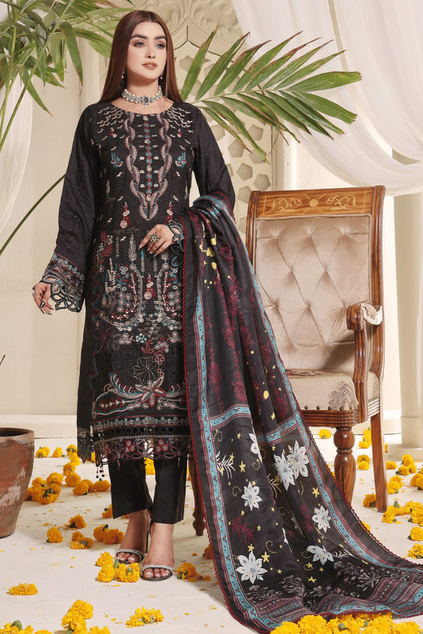 188 - Vasal Zari Embroidered Viscose By Dressline