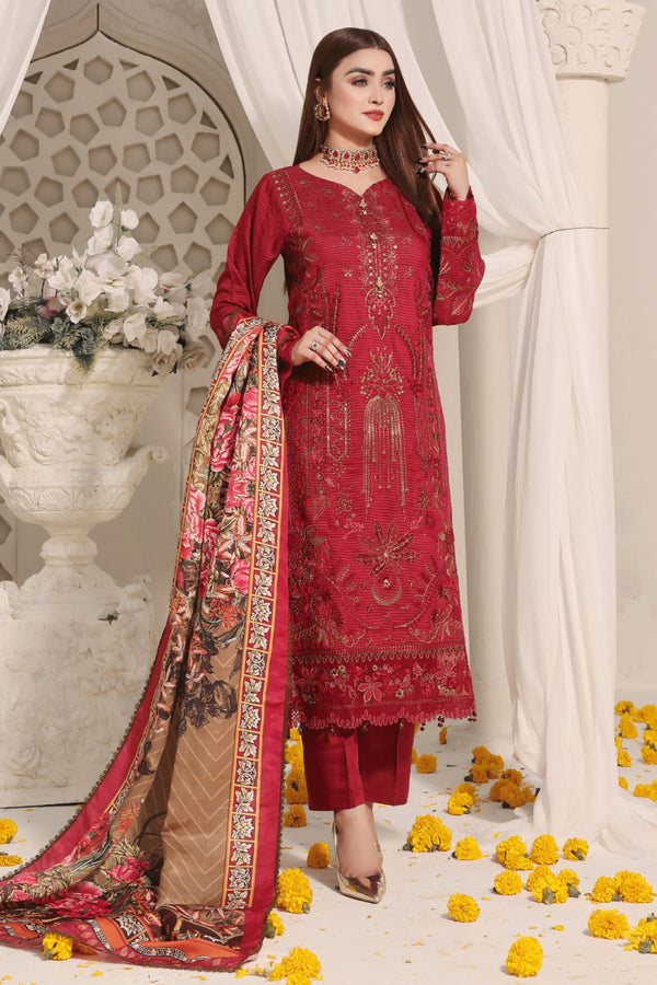 189 - Vasal Zari Embroidered Viscose By Dressline