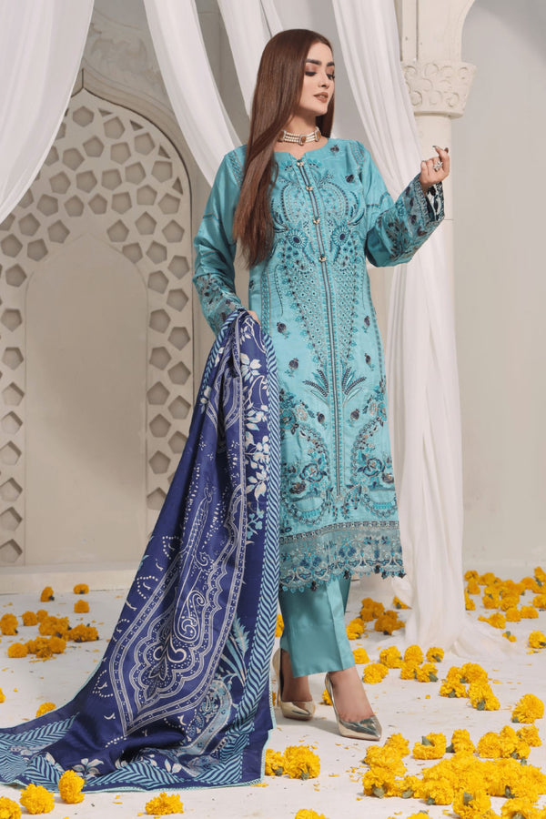 190 - Vasal Zari Embroidered Viscose By Dressline