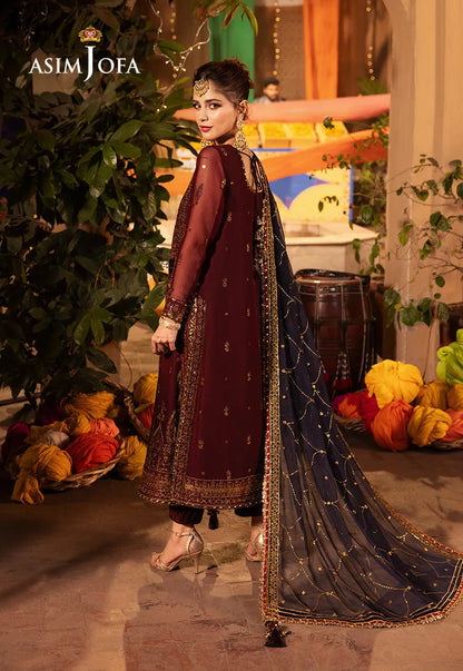 AJCD 20 - Chamak Dhamak By Asim Jofa Luxury Chiffon