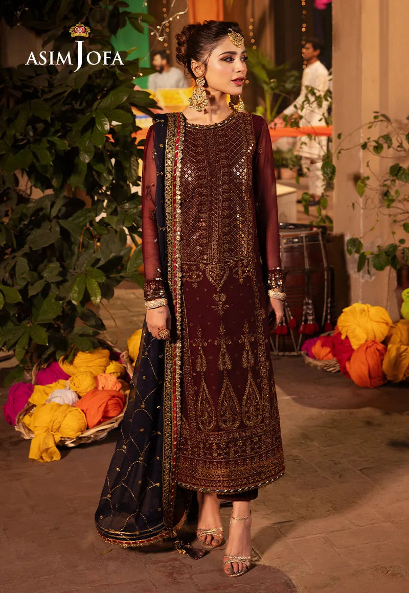 AJCD 20 - Chamak Dhamak By Asim Jofa Luxury Chiffon