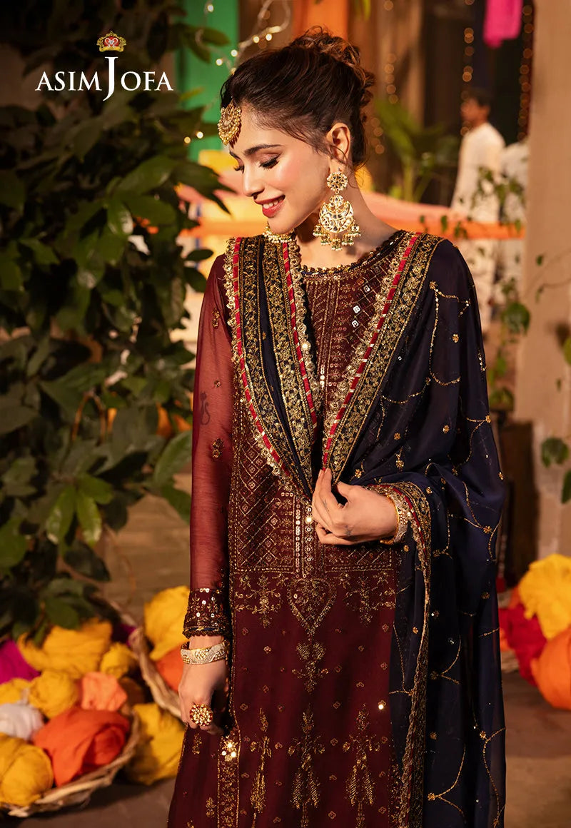 AJCD 20 - Chamak Dhamak By Asim Jofa Luxury Chiffon