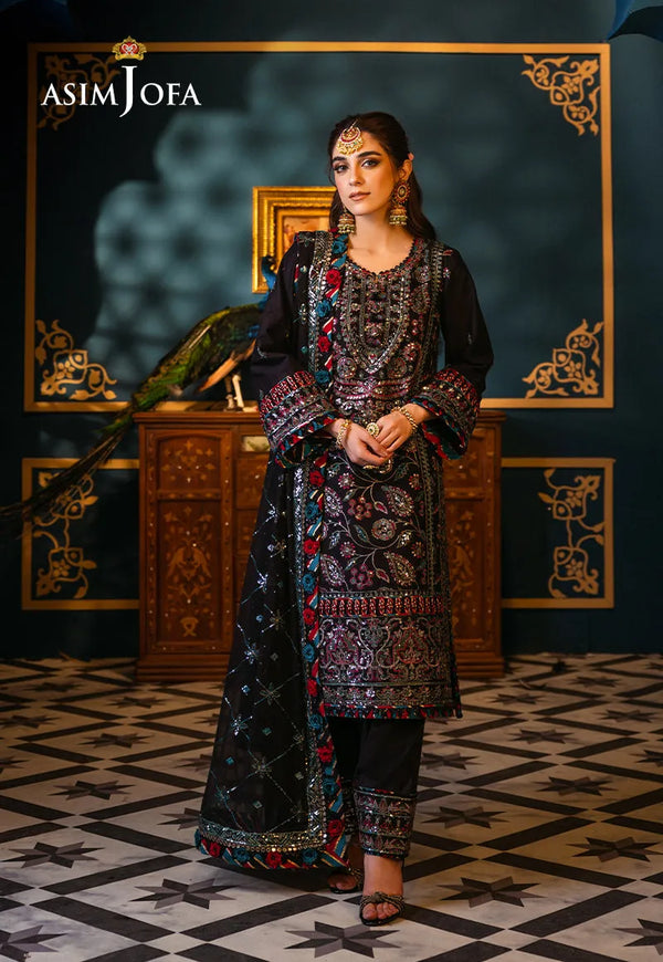 AJFI 14 - Fasana e Ishq By Asim Jofa Luxury Lawn