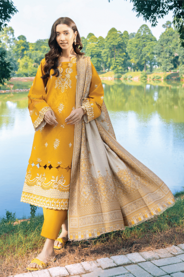 D02 - ONORA Khaddar with Wool Shawl