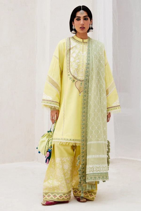 Zara ShahJahan Embroidered Unstitched Lawn 3Pcs   DILARA-15A