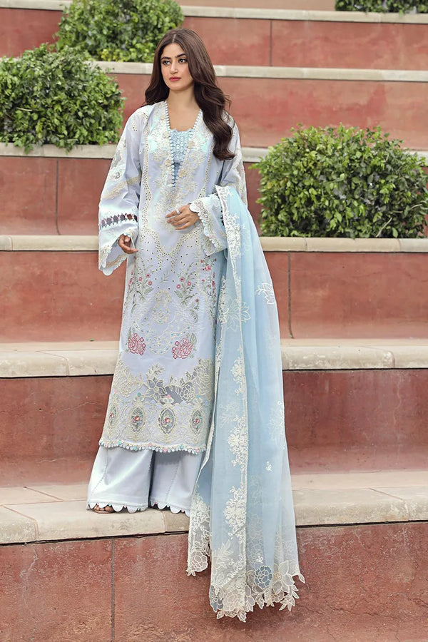 PS-10 ZAIB Festive Lawn`24 by Qalamkar Sharifclothcenter.com