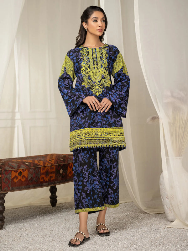 U2479 Black - Limelight Luxury Printed Lawn Unstitched 2 Piece