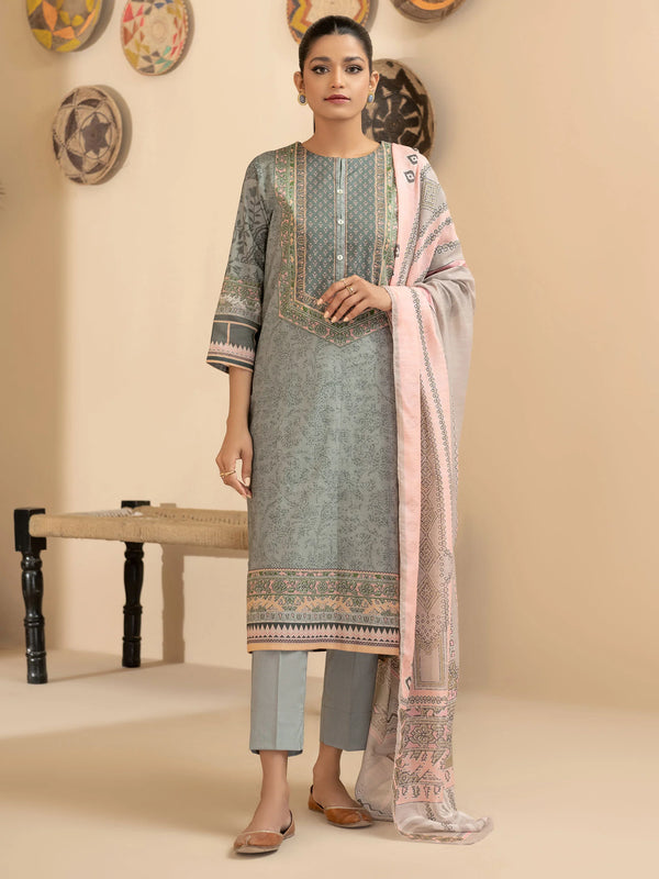 U2625 Peach - Limelight Luxury Printed Lawn Unstitched 3 Piece