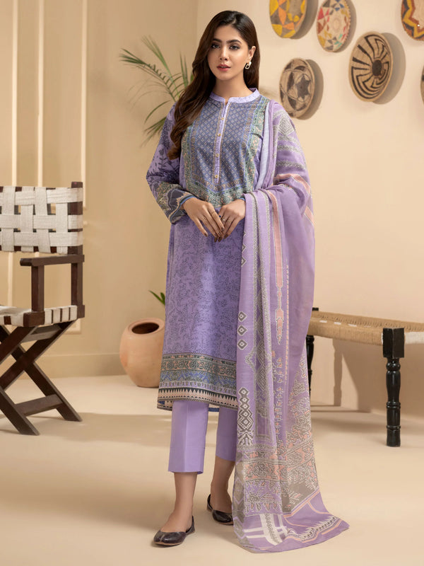 U2625 Purple - Limelight Luxury Printed Lawn Unstitched 3 Piece