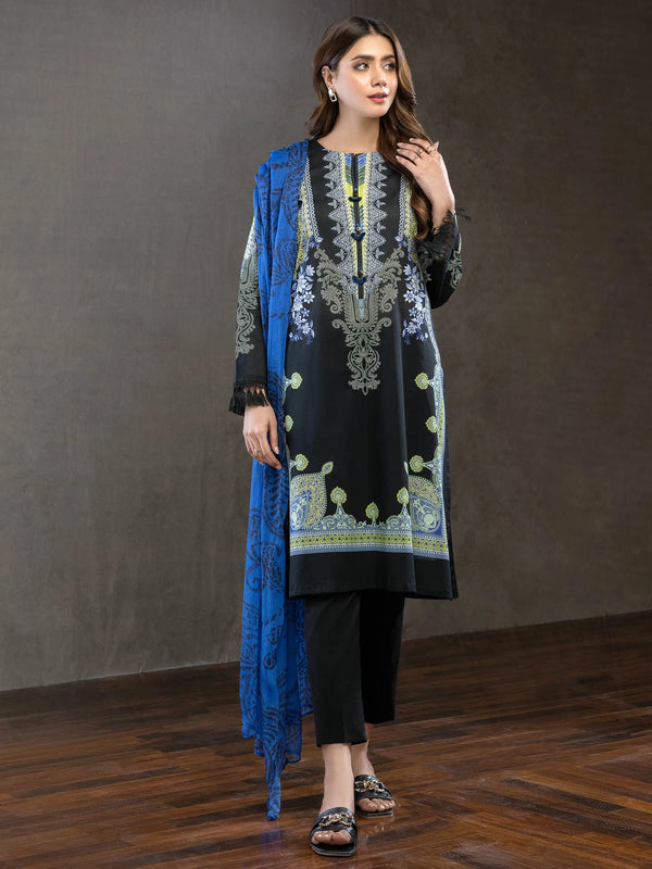 U2799 Black - Limelight Luxury Printed Lawn Unstitched 2 Piece Suit