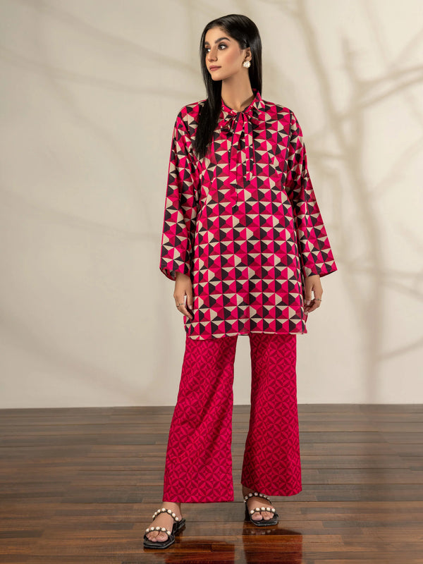 U2870 Red - Limelight Luxury Unstitched 2 Piece Printed Lawn Suit