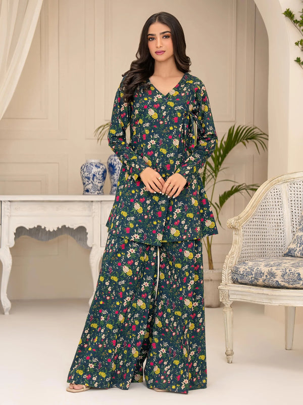 U3351 Navy - Limelight Luxury Printed Lawn Unstitched Shirt