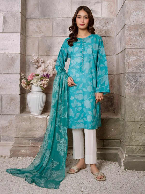 U3378 Blue - Limelight Luxury 2 Piece Printed Lawn Unstitched