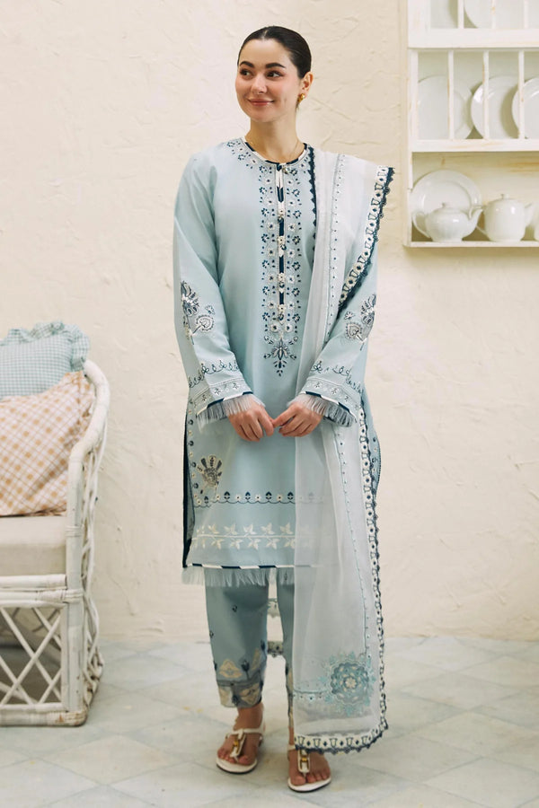 Coco by Zara Shahjahan Embroidered Lawn Unstitched 3Pc 01A ARZOO